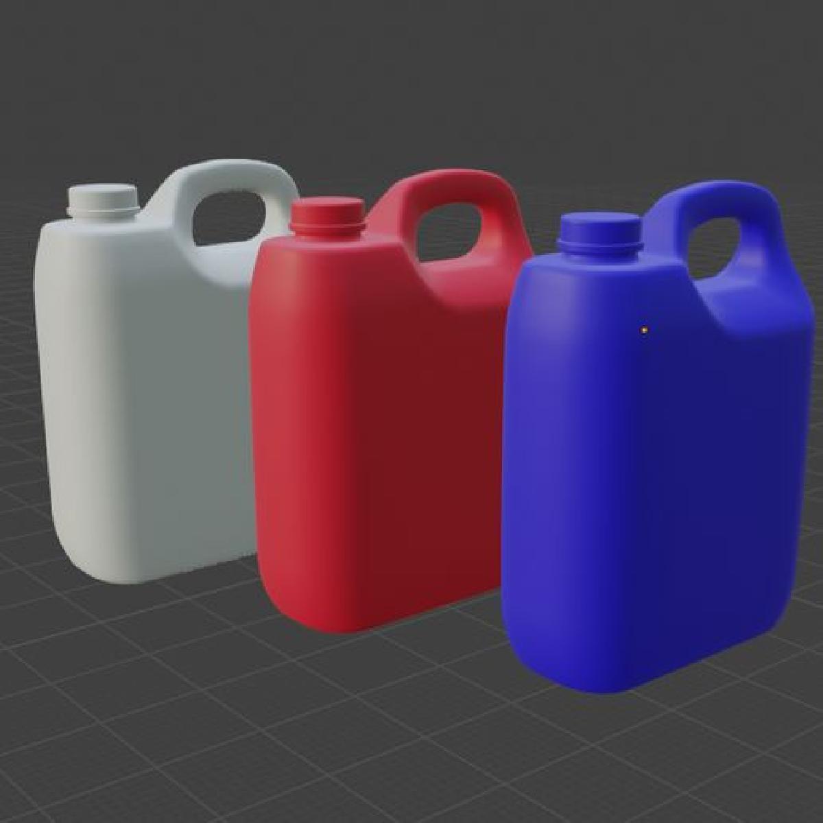 Lata de plastico civil de 5 litros em escala 1/35
