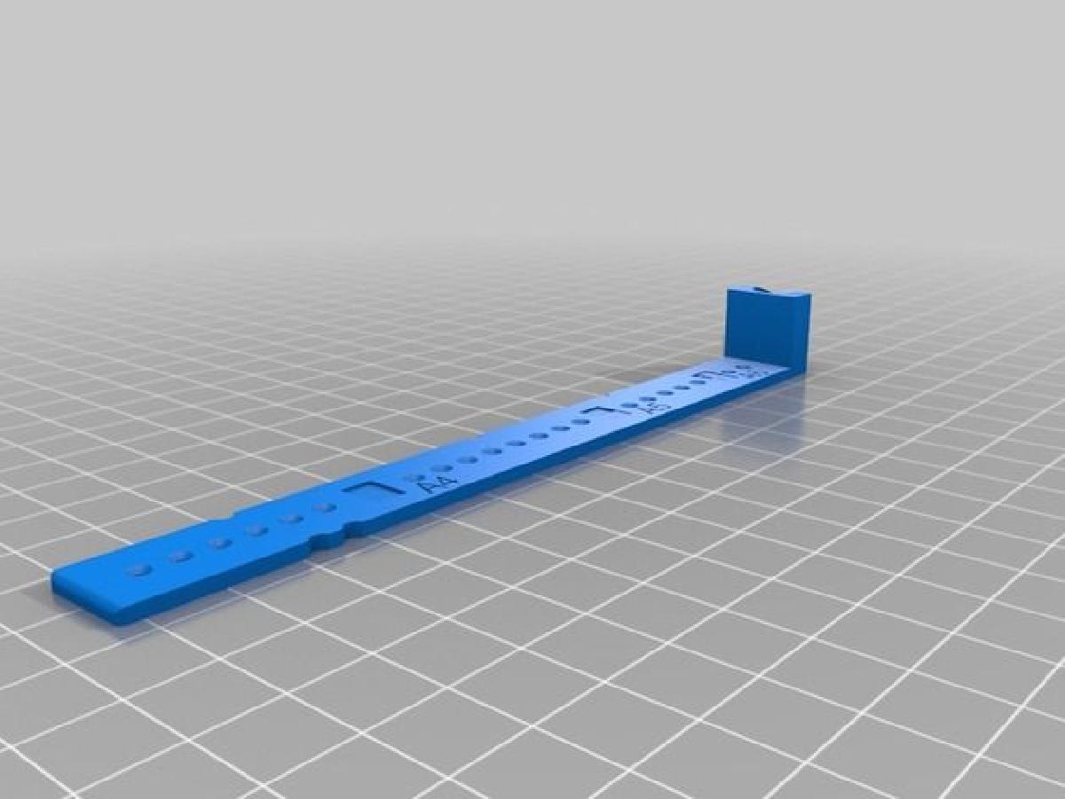 Guia deslizante para furador de papel A4