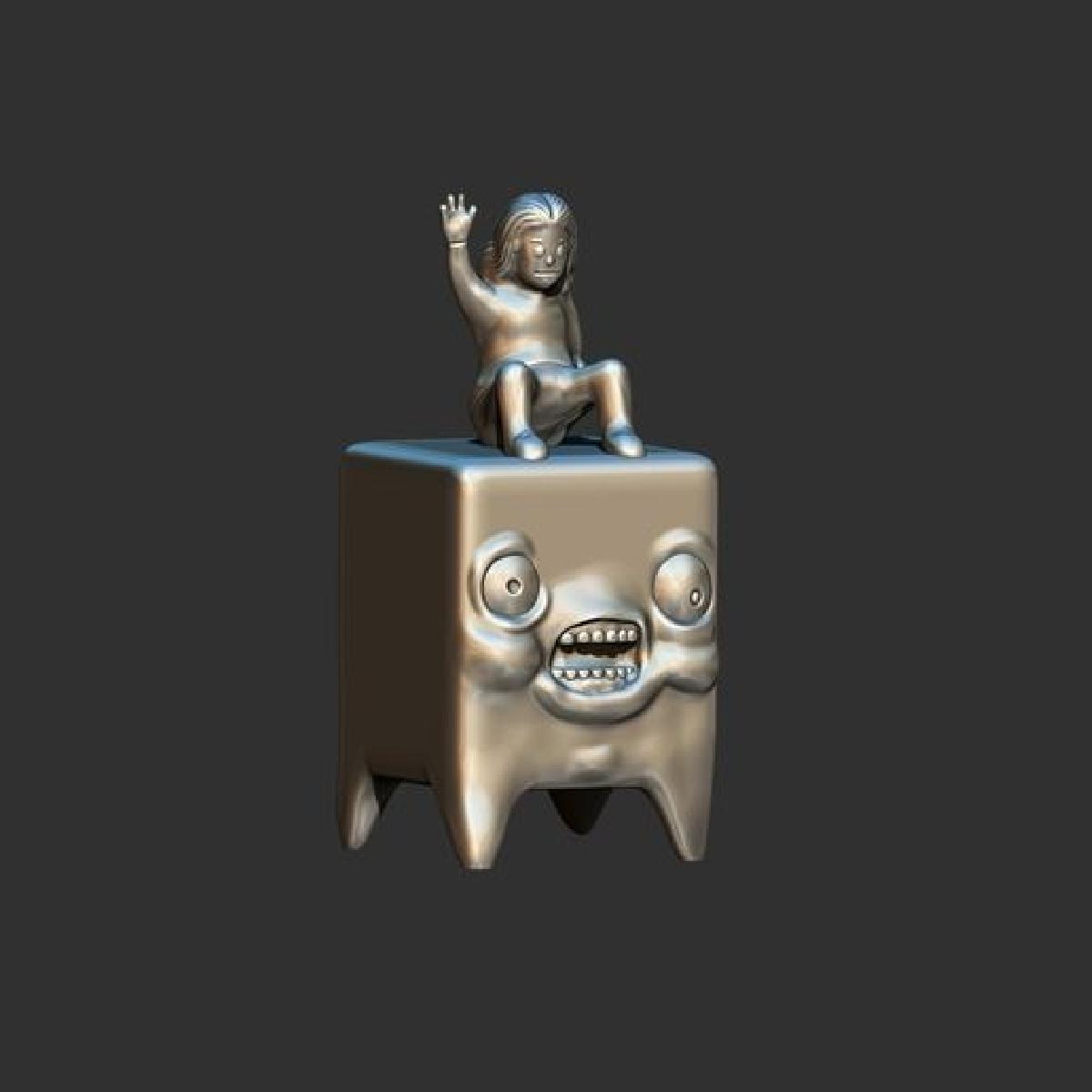 Tofu de Aveia   Escultura Espontanea do Twitter   3DPN