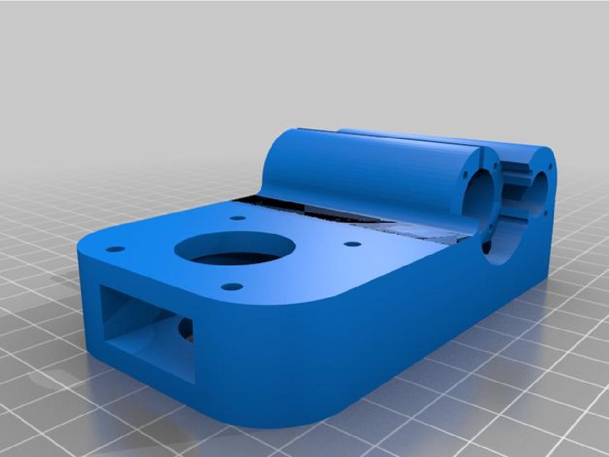 pecas de plastico para uma Prusa i3 metalica