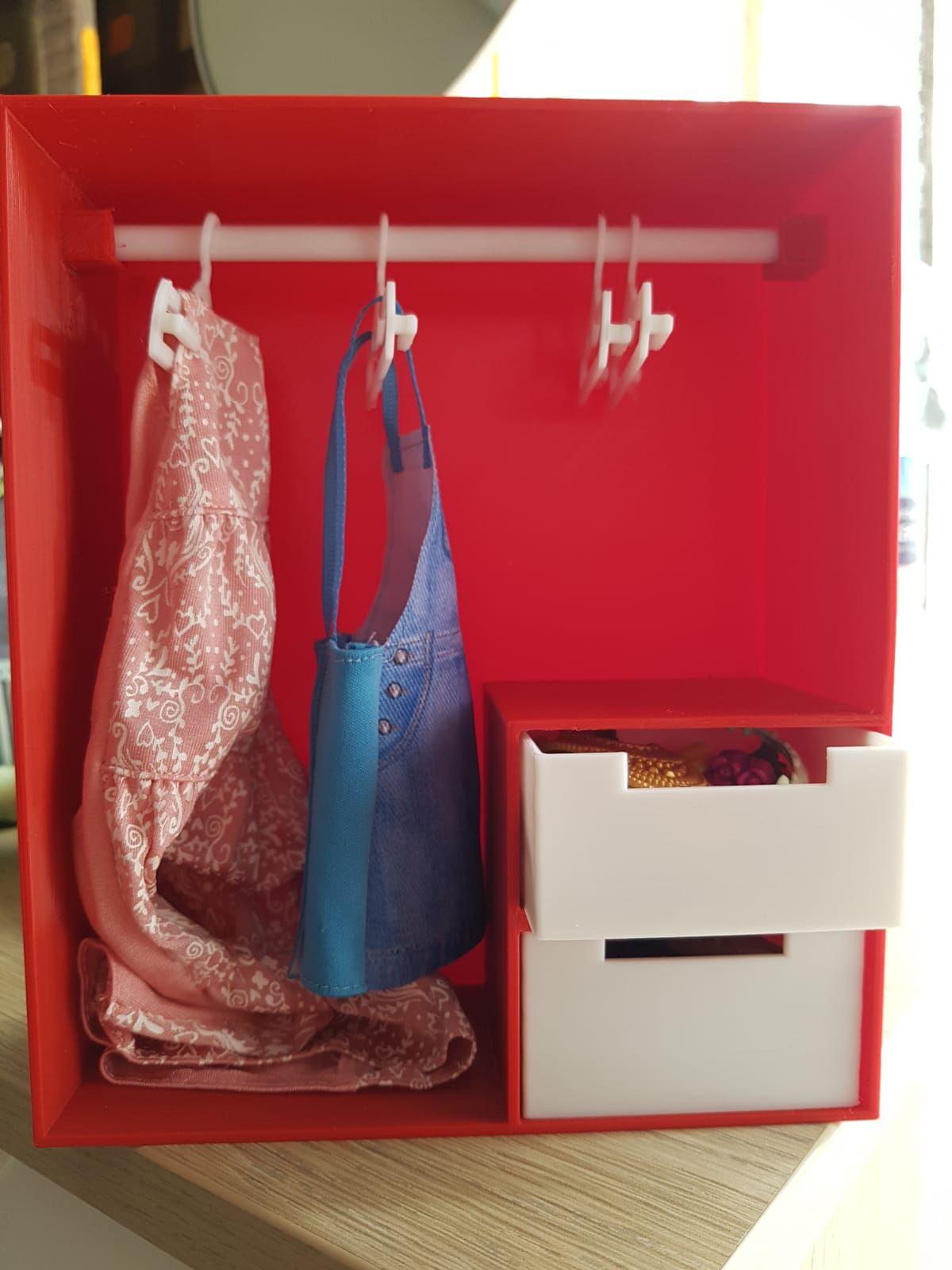 Barbie, armario completo, guarda roupa