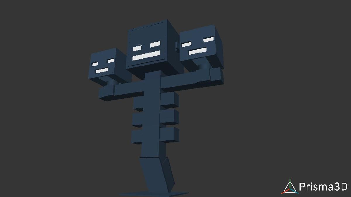 Figura de acao do wither do Minecraft com estilingue.