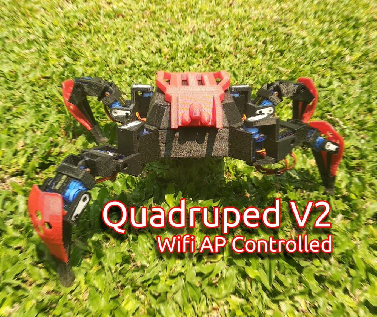 Robo de Crawl Quadrupede V2 WIFI