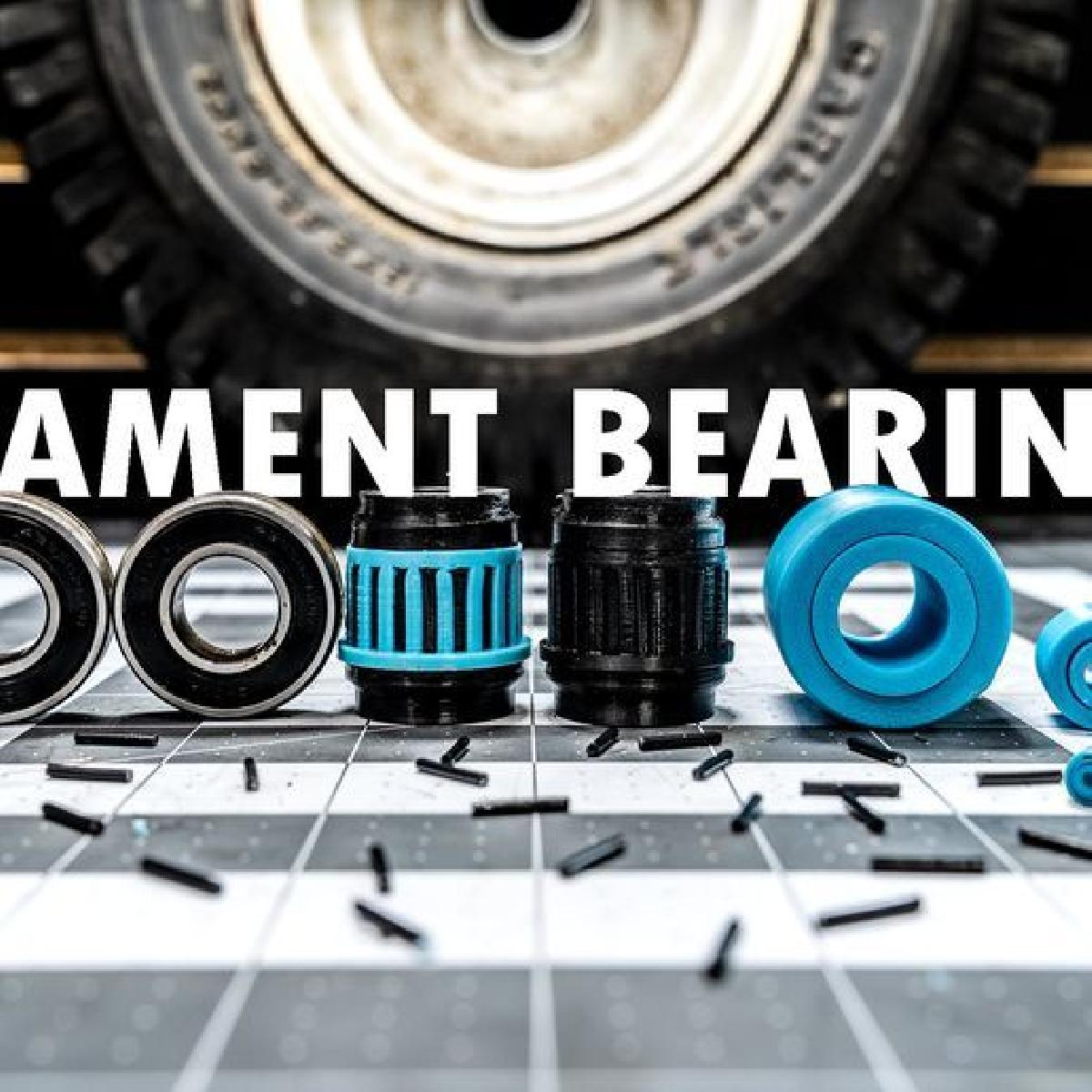 Kit de Rolamentos de Filamento   3 Rolamentos Totalmente Impressos em 3D