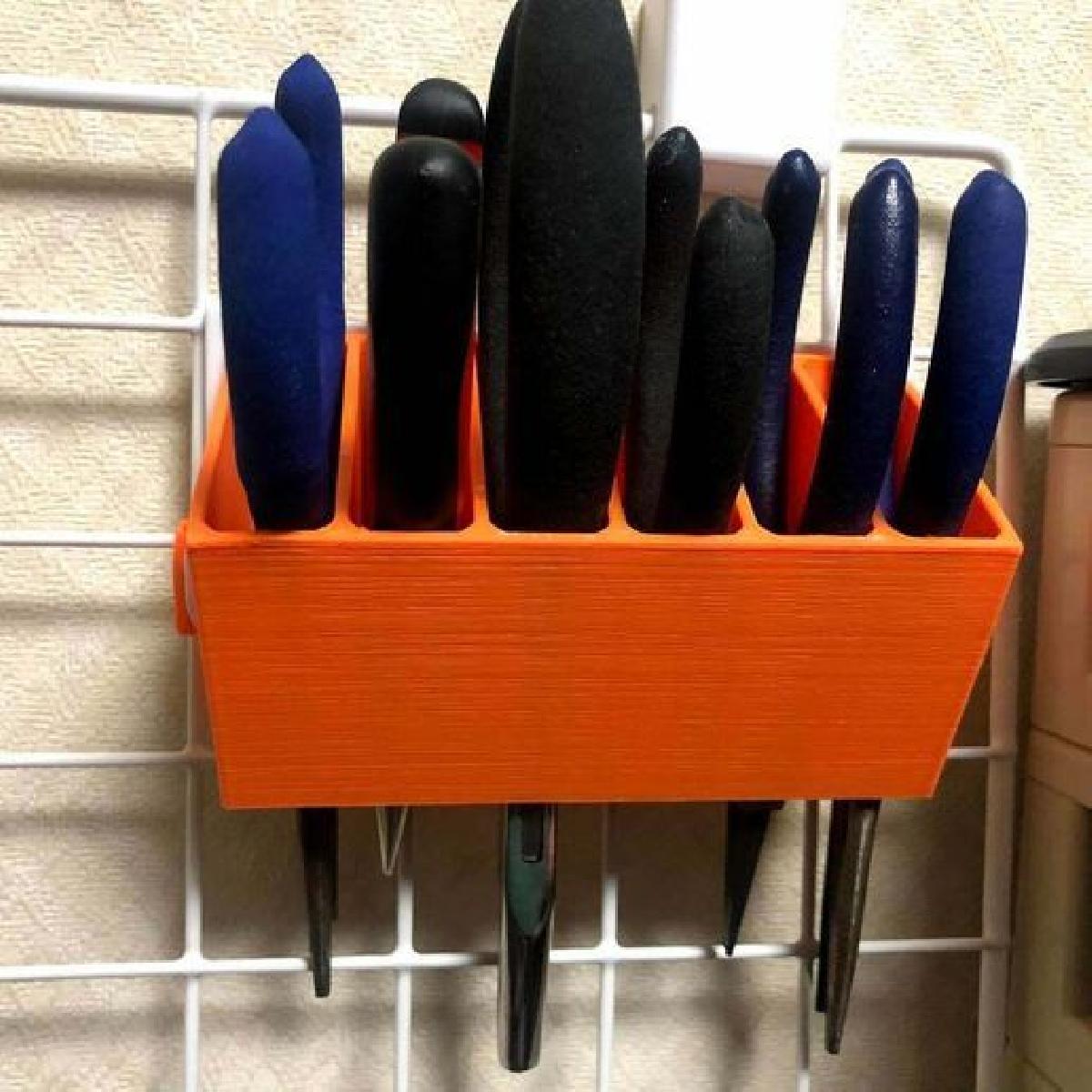 Suporte de ferramenta para rede de arame DAISO