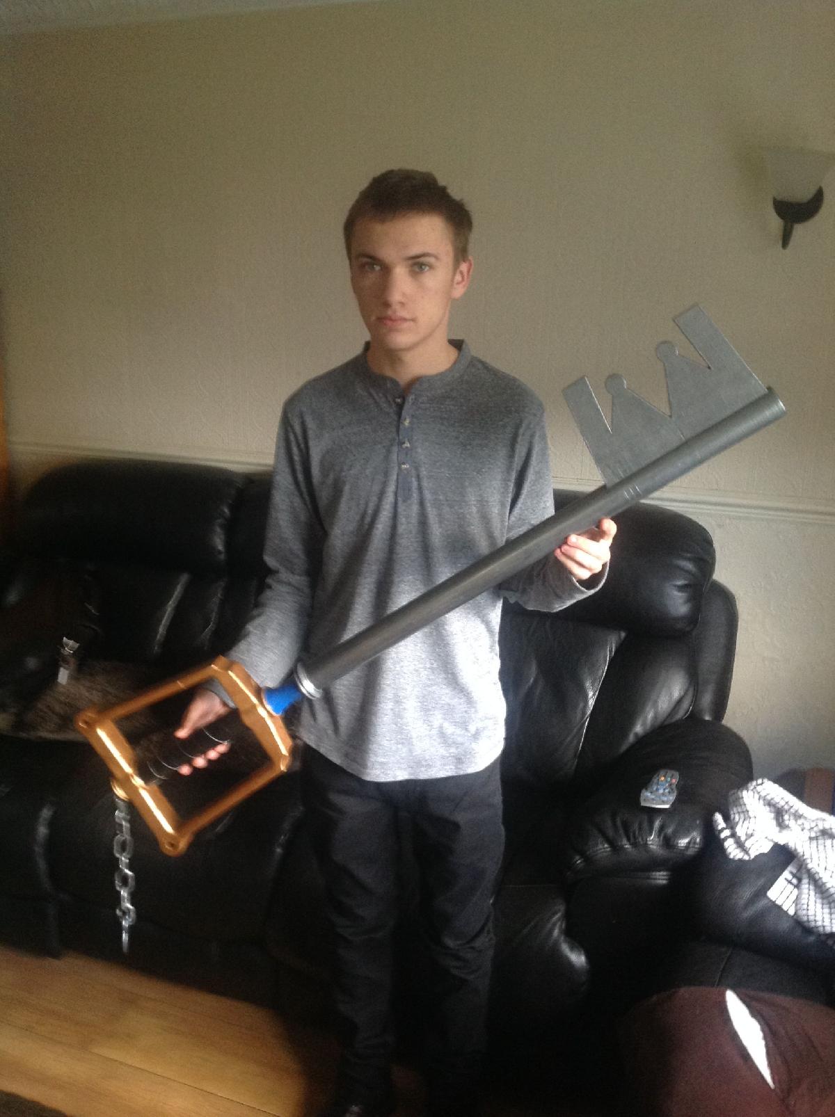 Kingdom Hearts Chaveiro em Tamanho Real