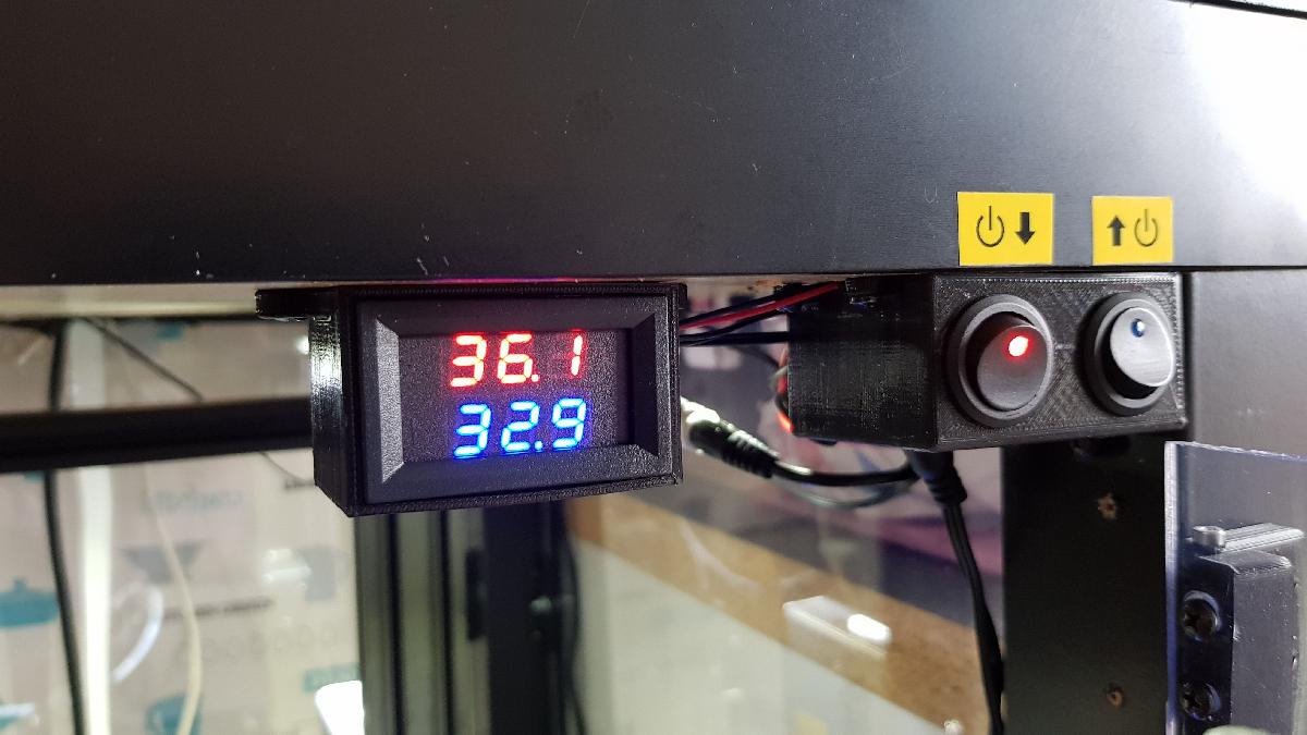 Indicador de temperatura da caixa Ikea