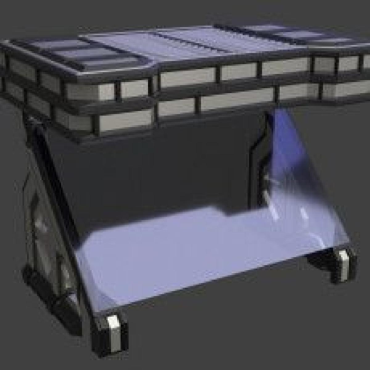 Holograma 2D de Ficcao Cientifica