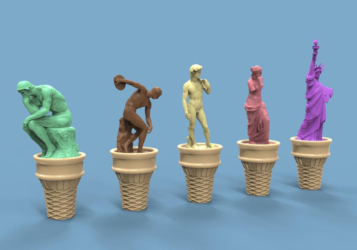 Escultura de Sorvete