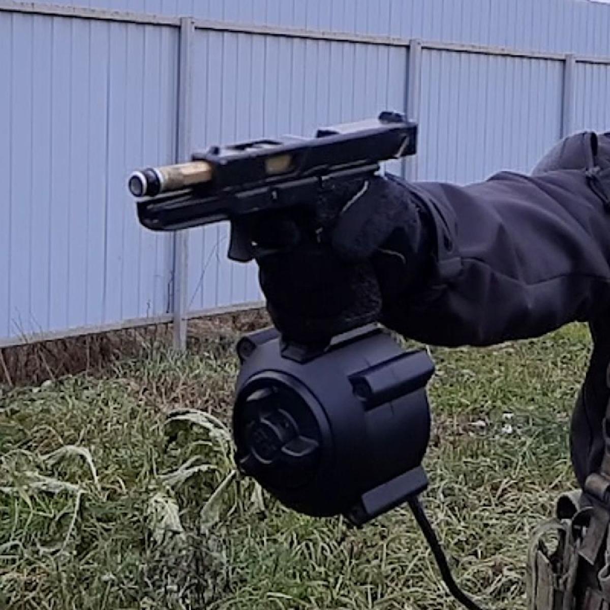 Tambor mag para Glock 17/18 GBB (somente airsoft HPA)