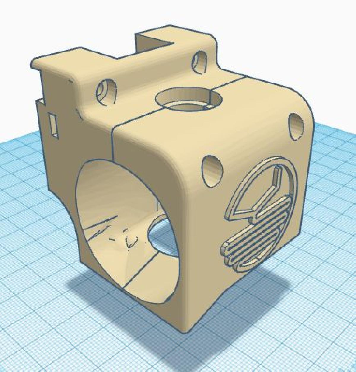 Cabecal Hellbot Magna 1 / geeetech A10 para E3D V6