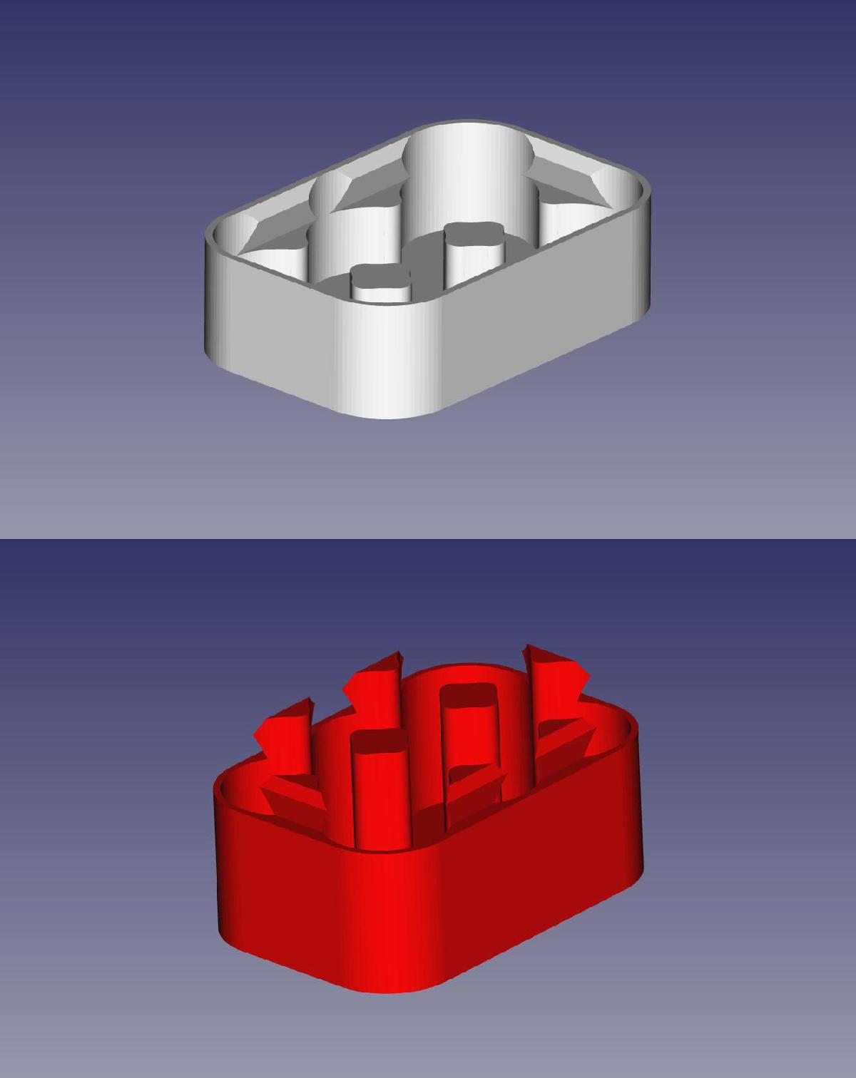 Case de bateria CR123 "Tamara"