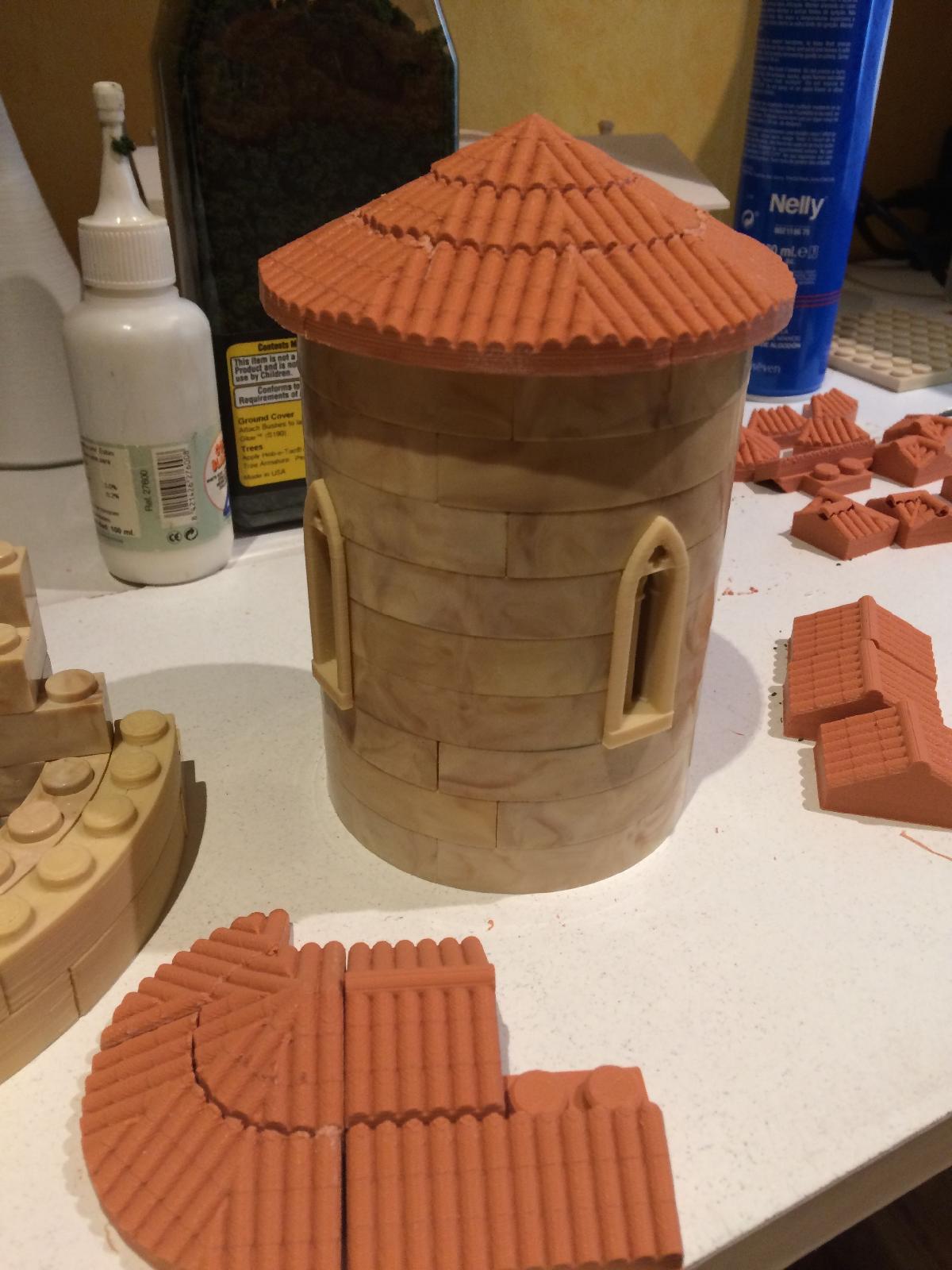 Tejados de telha para superficies curvas.