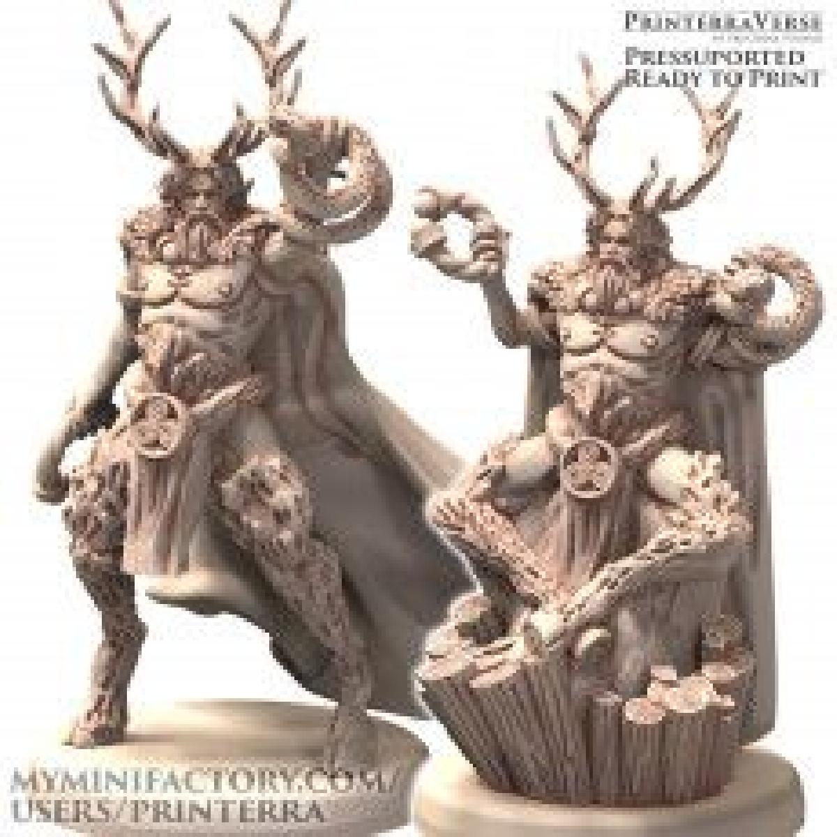 Deus Druida Celta da Floresta Cernunnos