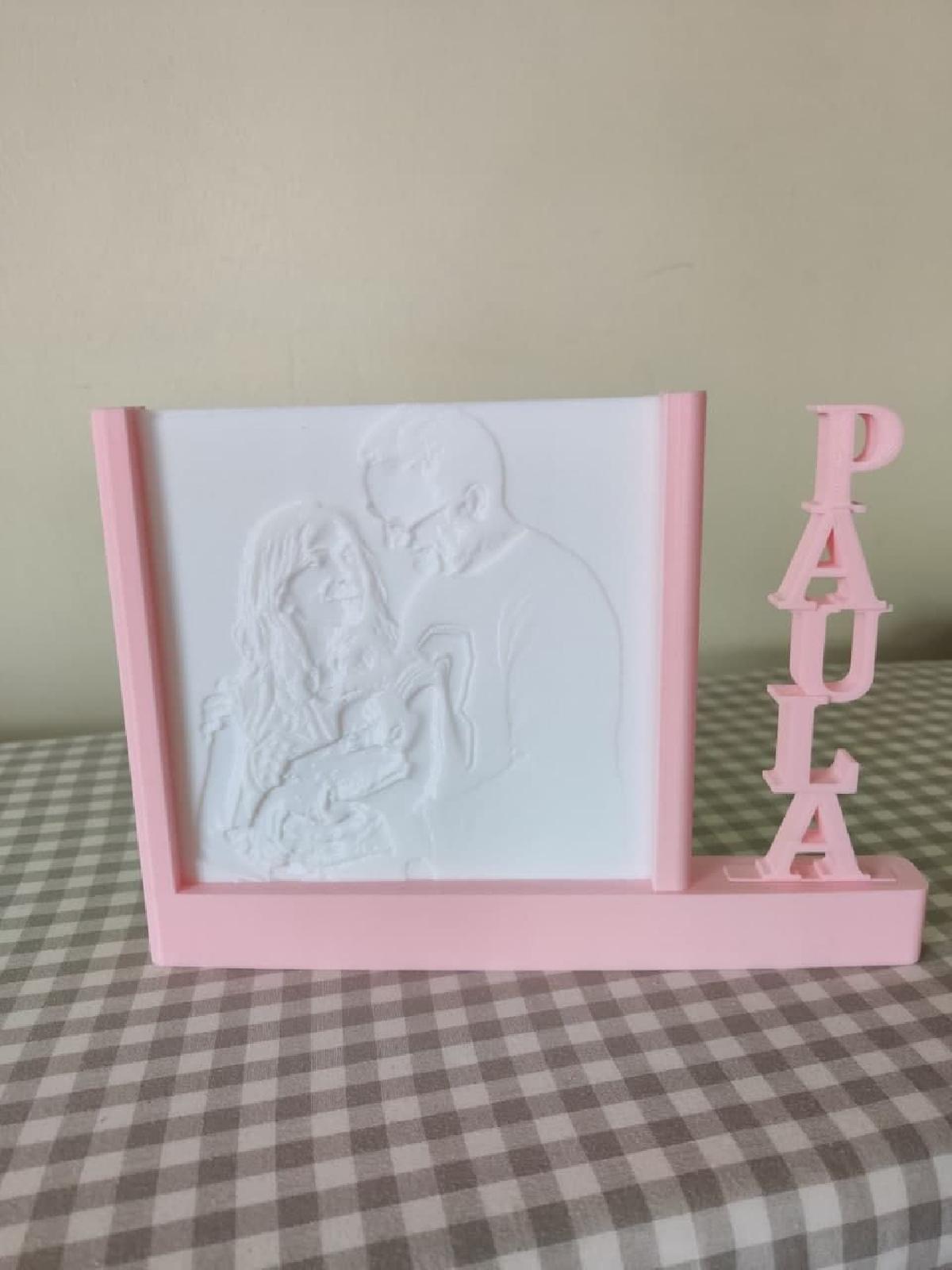 Lampada de Litofania de 1 nome