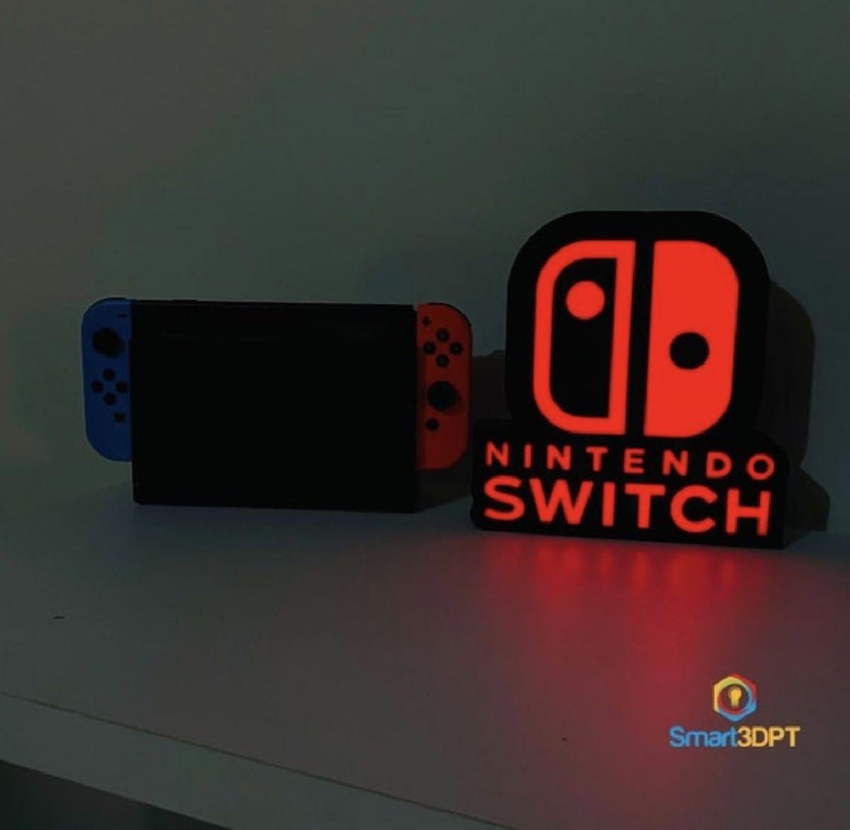 lampada LED do Nintendo Switch
