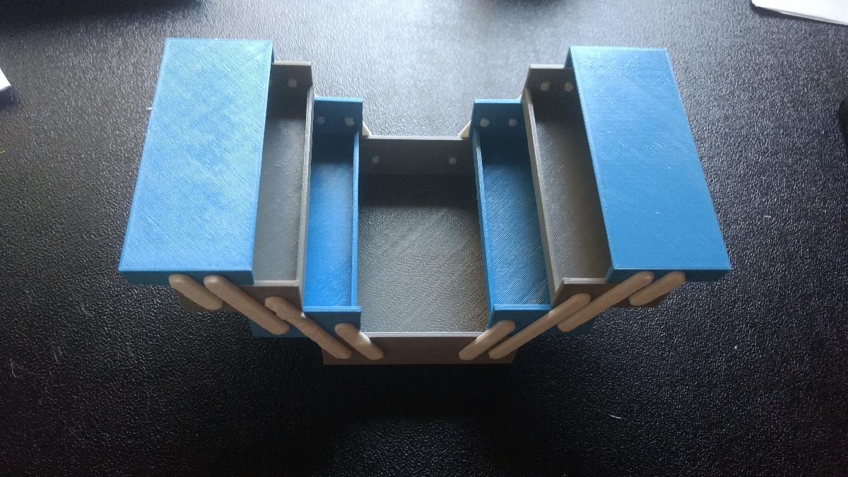 conectores para caixa de ferramentas dobravel