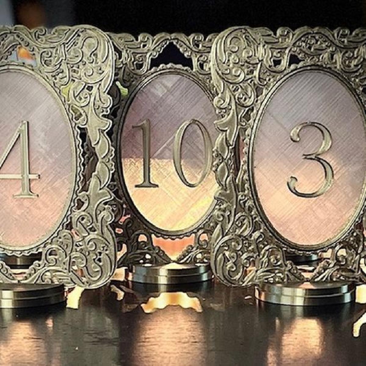 Numeros de Mesa para Casamento 2.0