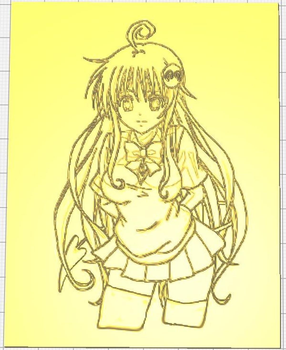 Lala Deviluke Lithophane