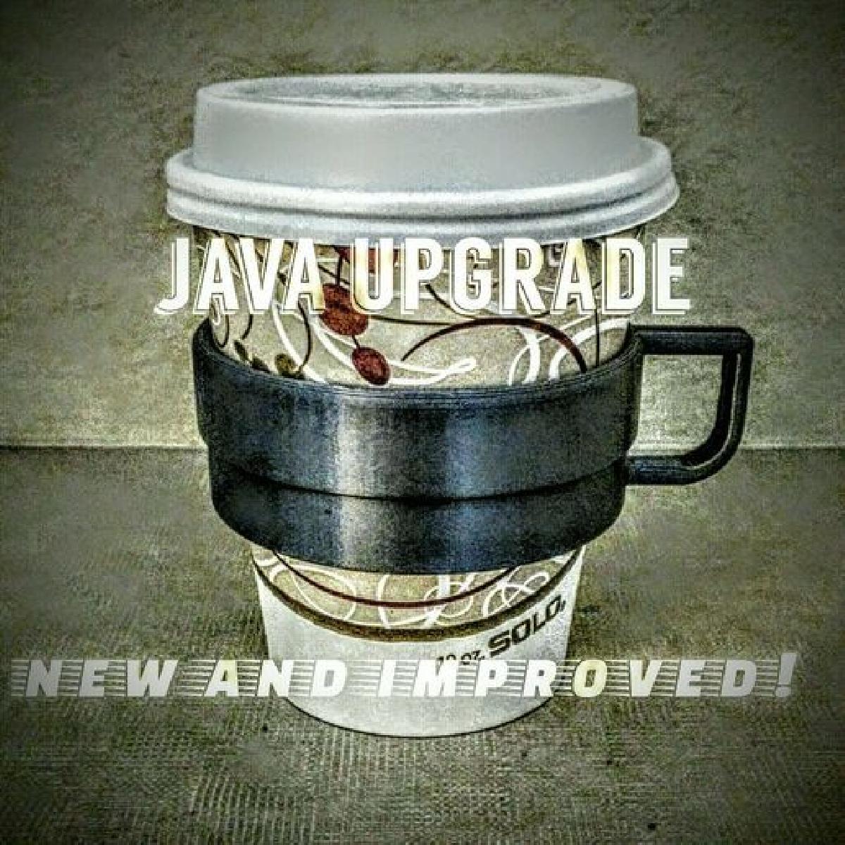Atualizacao Java para copos de papel Solo de 10 oz