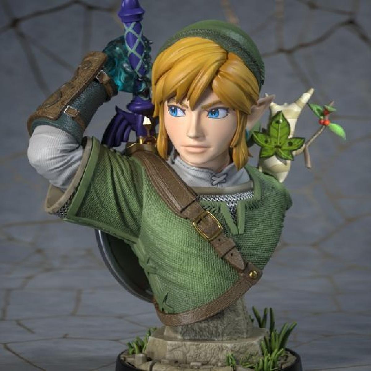 Link   Zelda TOTK   Pele do Twilight Princess Bust   Presente Gratis