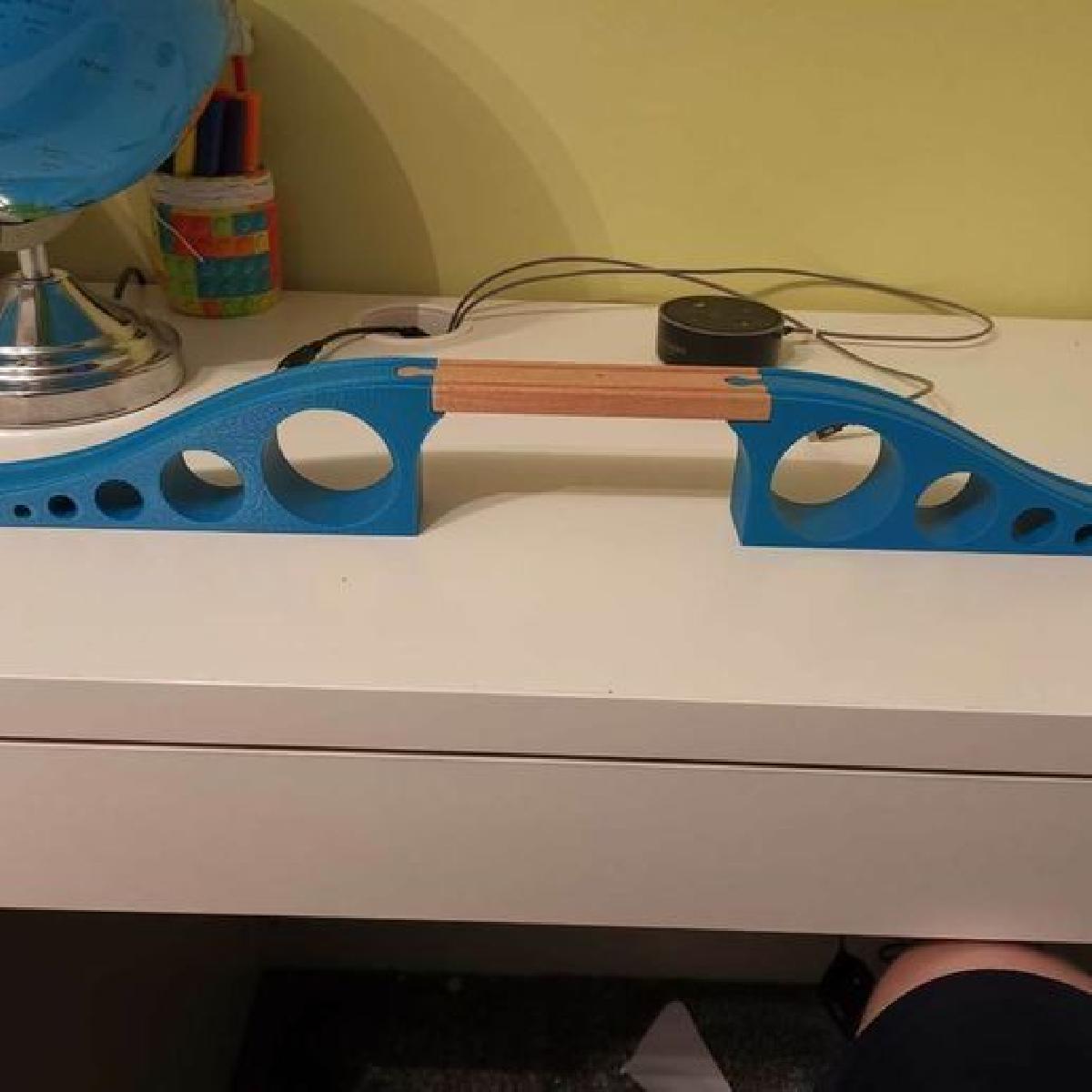 Secao de ponte para trilhos de trem de madeira Lidl / Brio / IKEA Lillabo