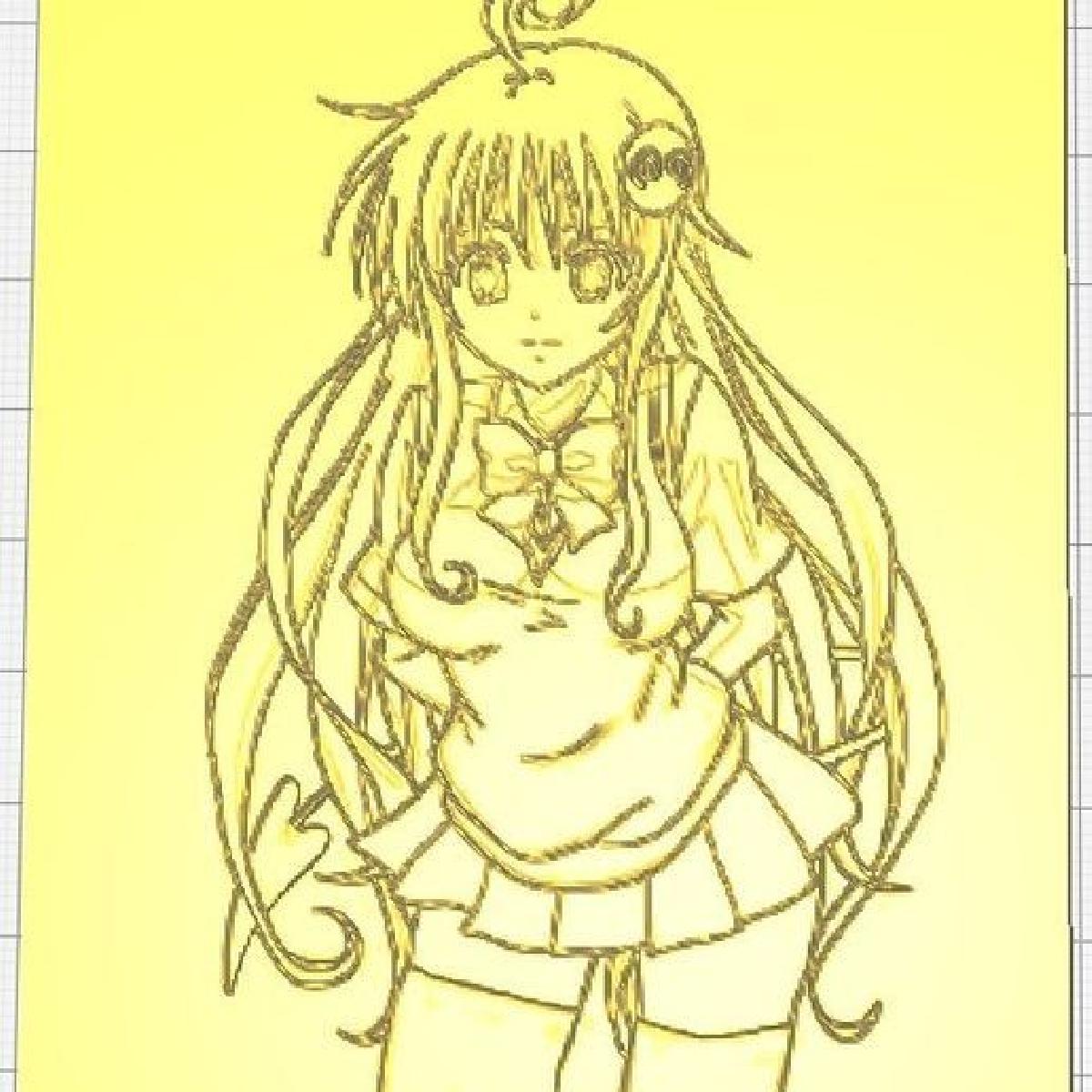 Lala Deviluke Lithophane