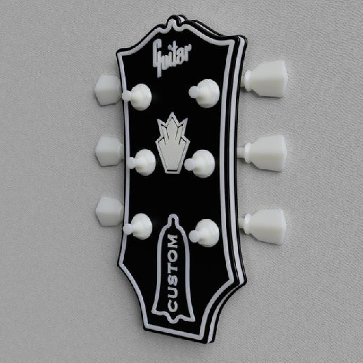 Ponte para guitarra personalizada Cabide de chave / Arte de parede