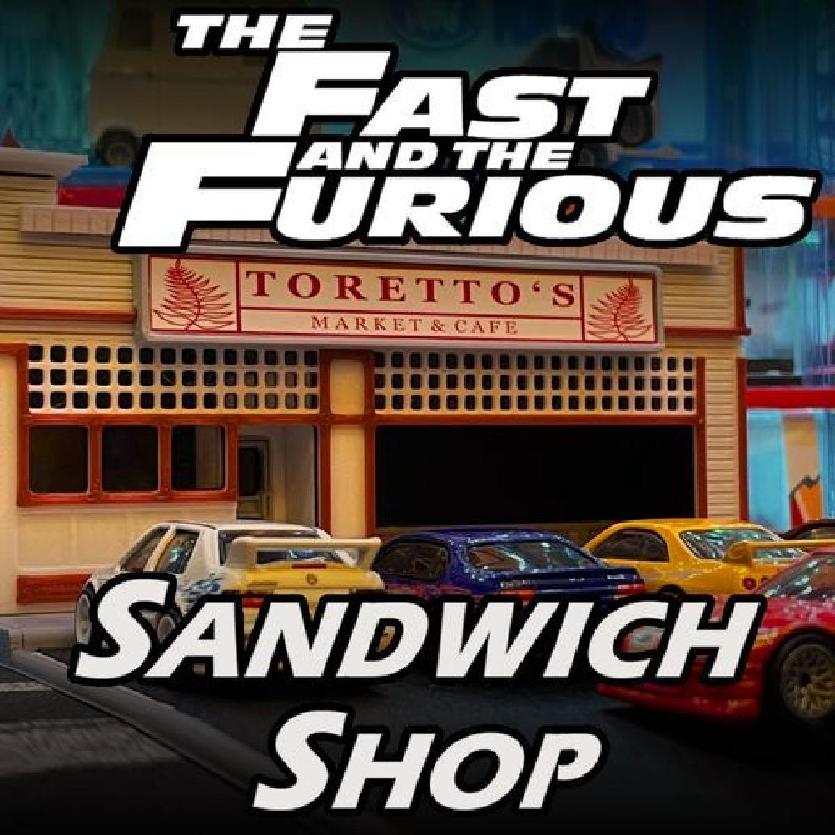 A Lanchonete Velozes e Furiosos (Para Hot Wheels & Carros em Escala 1/64)