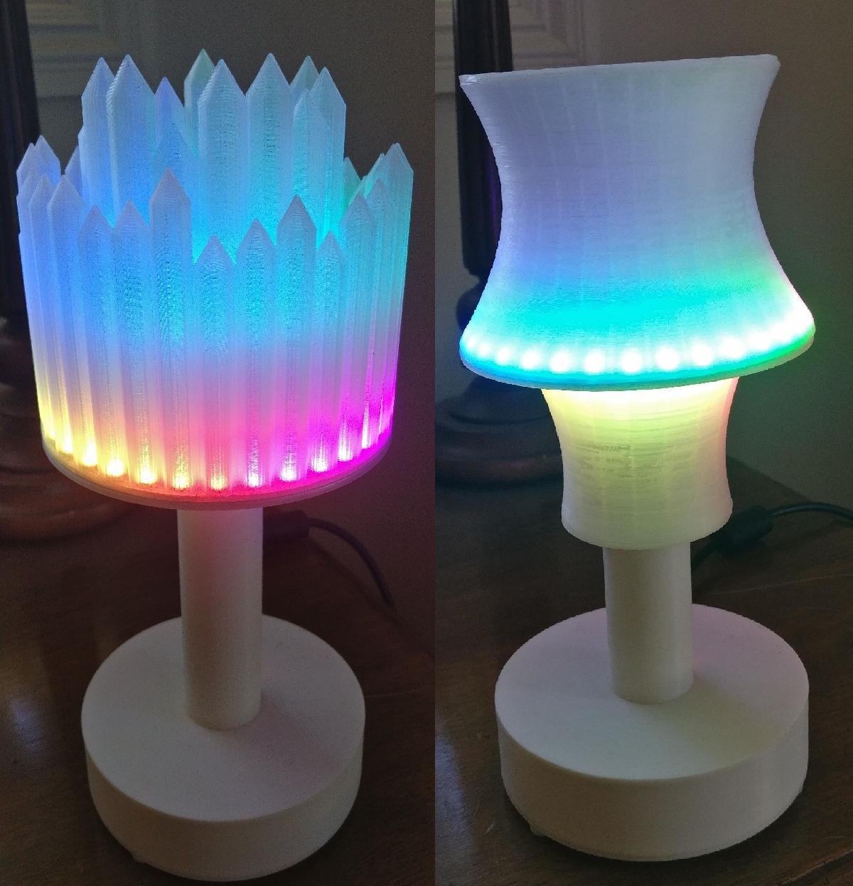 Lampada em Anel Neopixel Modular