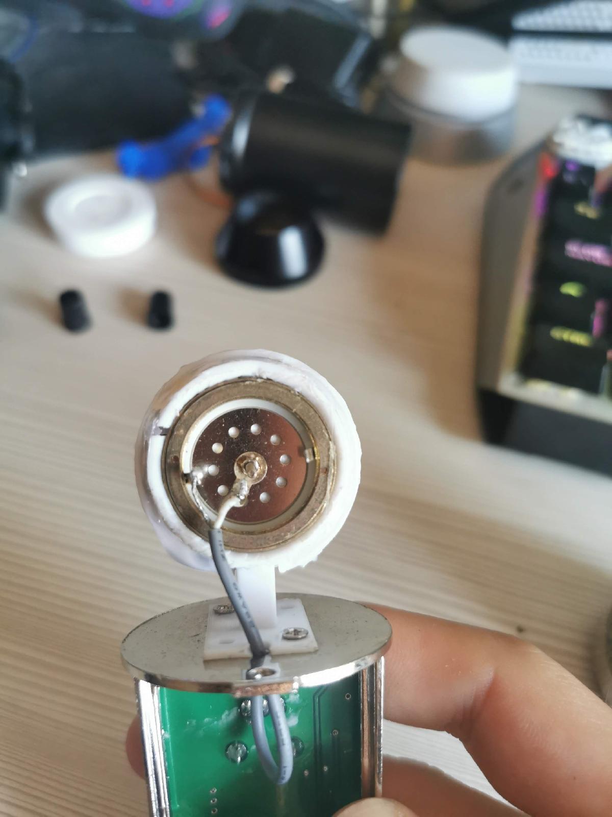 Suporte de capsula de microfone de 21 mm