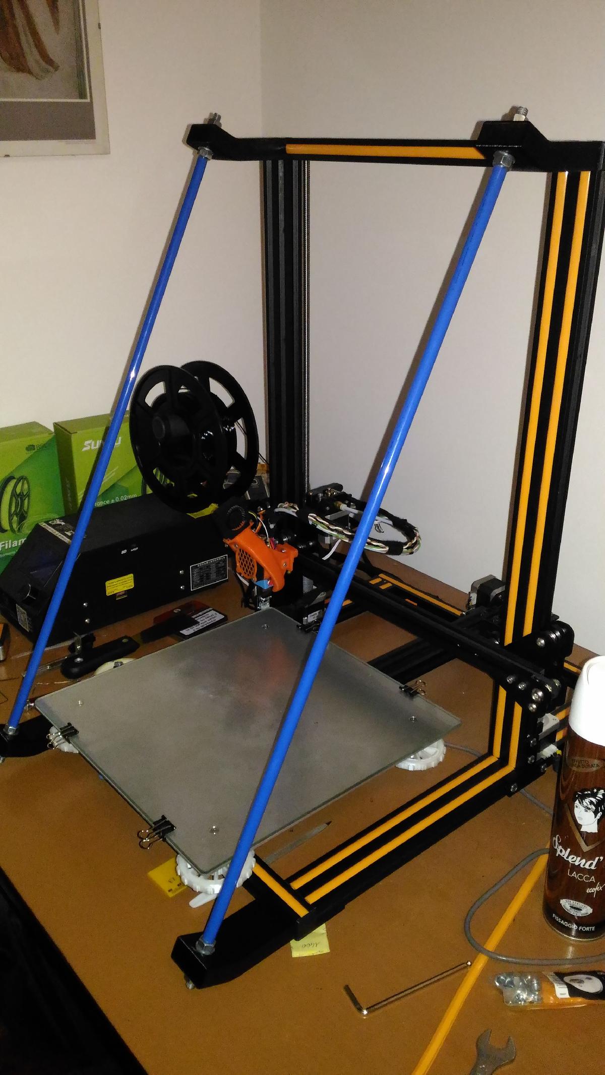 Suportes de reforco para Creality CR 10 / CR 10S / Mini