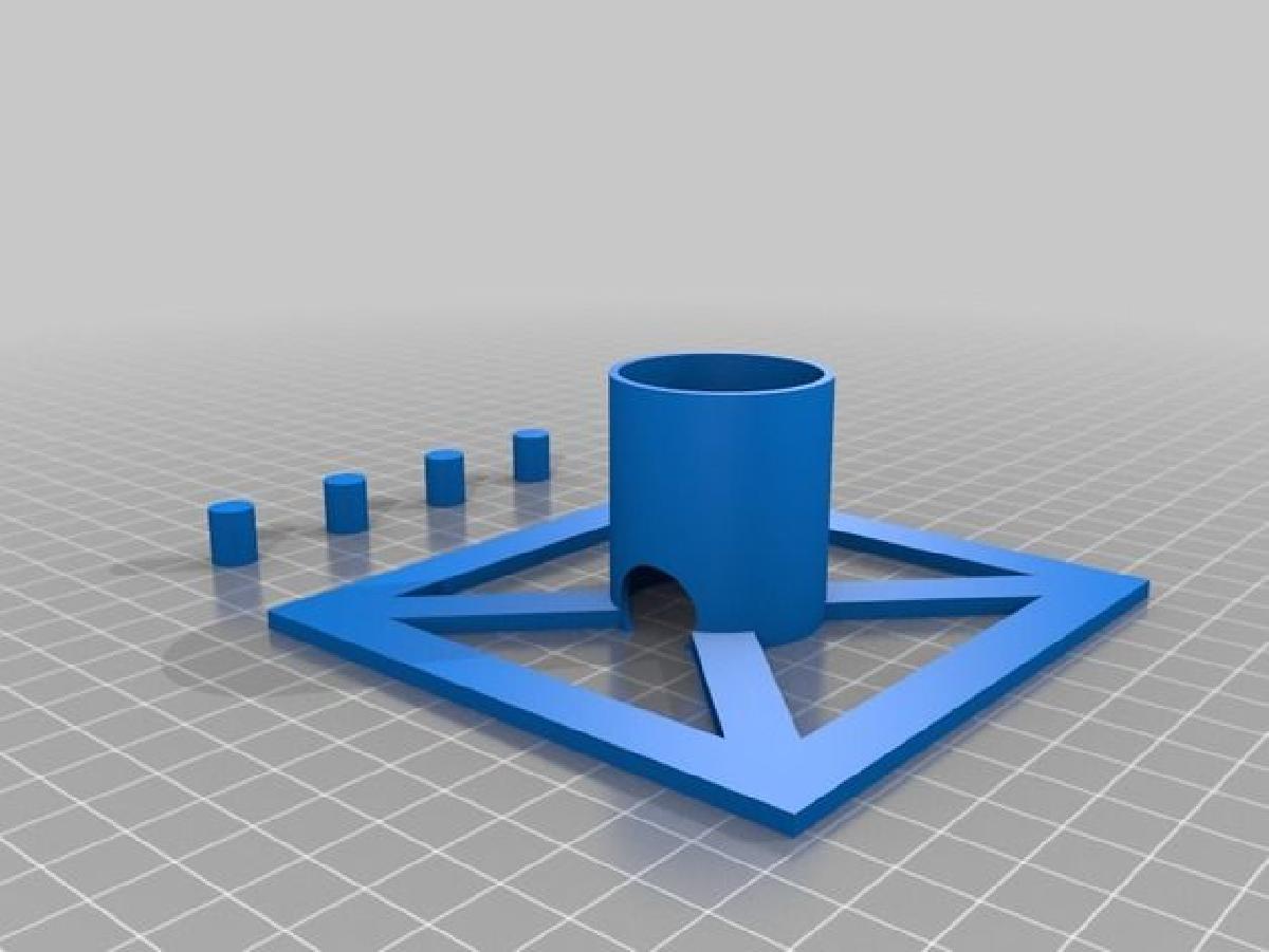 Base para lampada lithophanes.