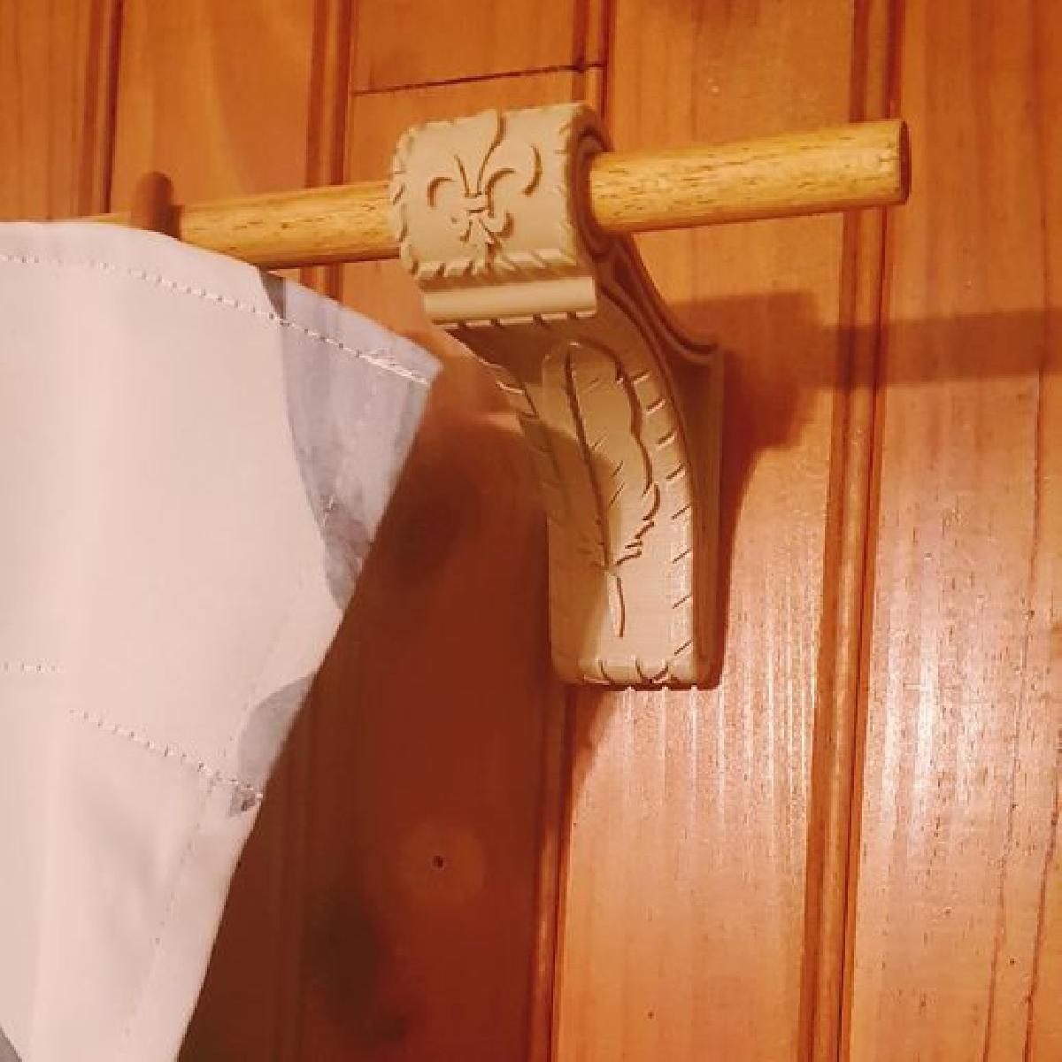 Suporte de haste de cortina