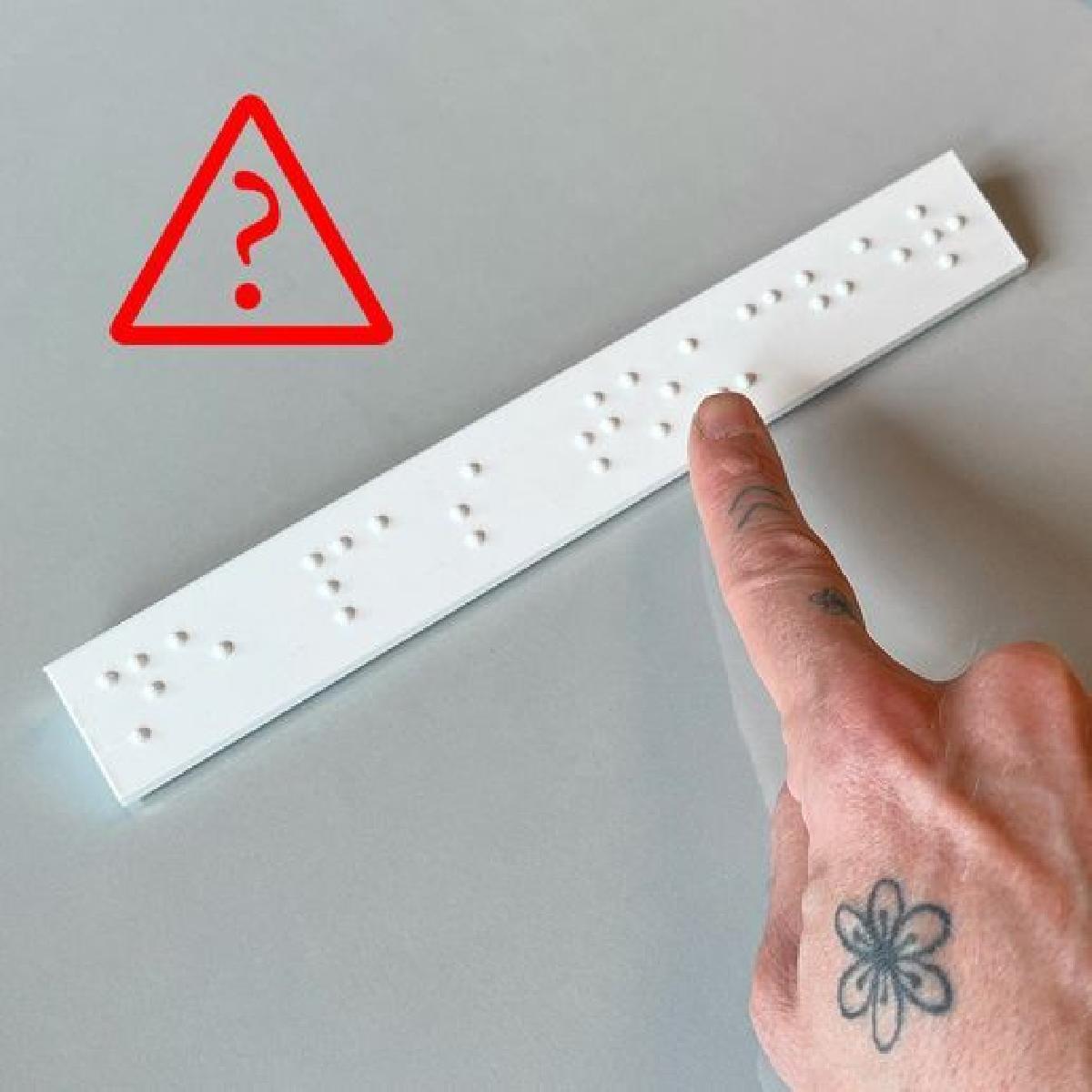 Nao toque em braille?!?