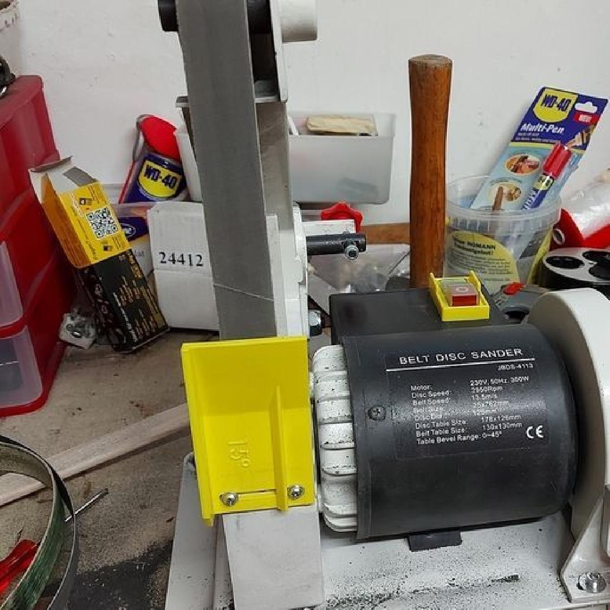 Conjunto de Guia de Angulo para Lixadeira de Correia