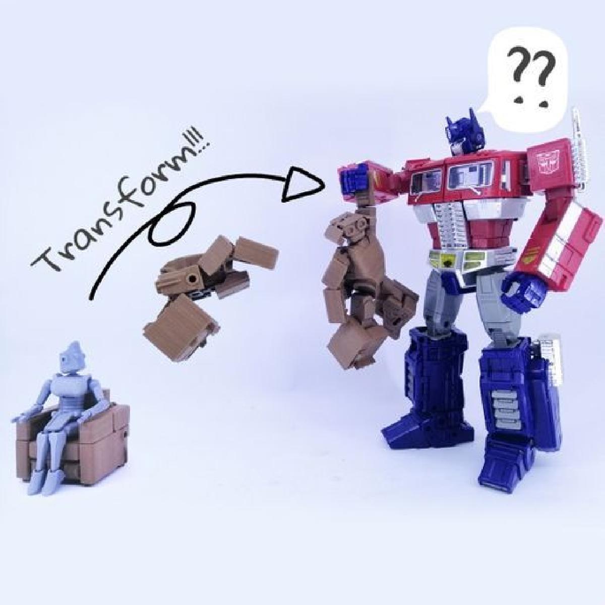 Sofa Robo Transformavel 3,75 Polegadas   Sem Suporte