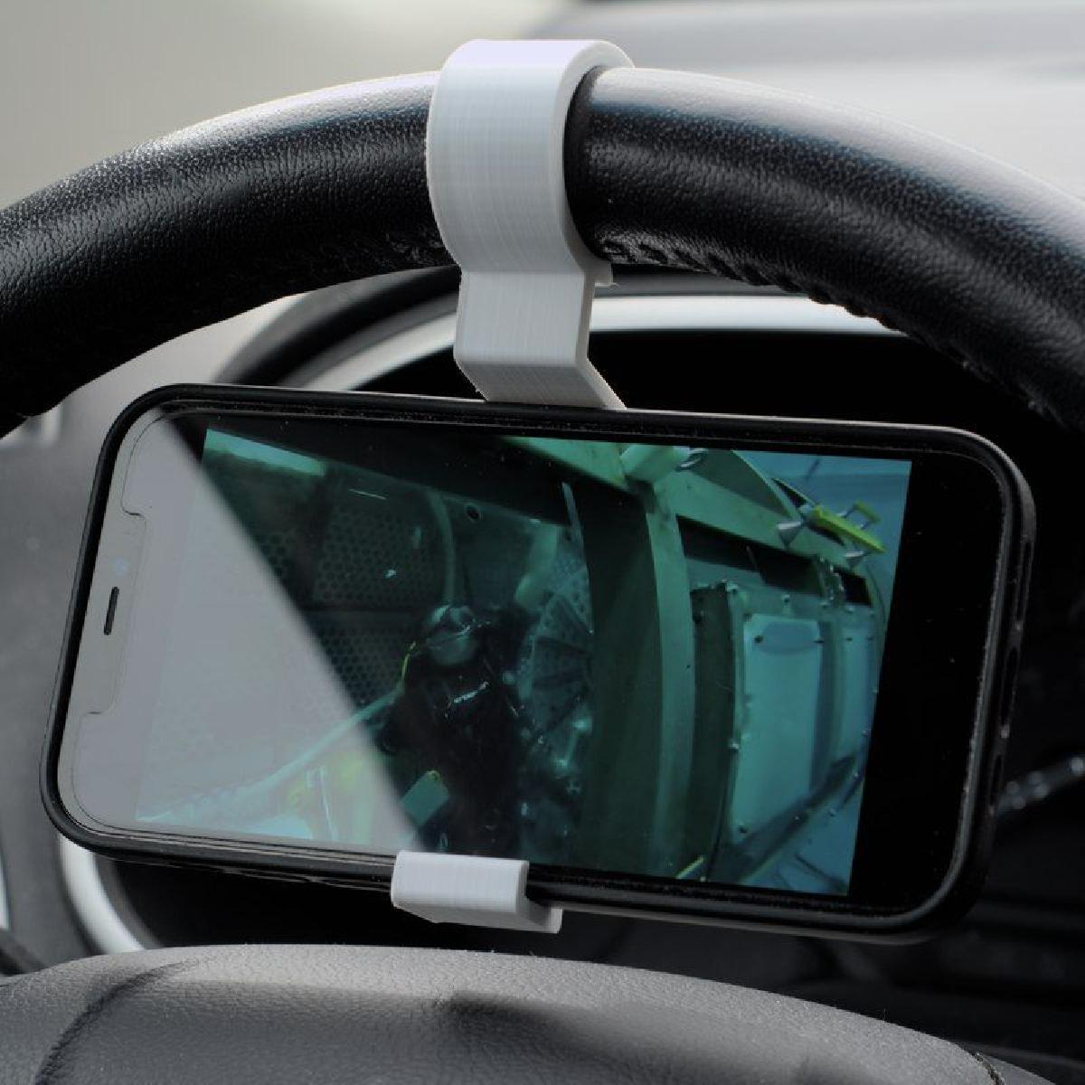 Suporte para telefone no volante