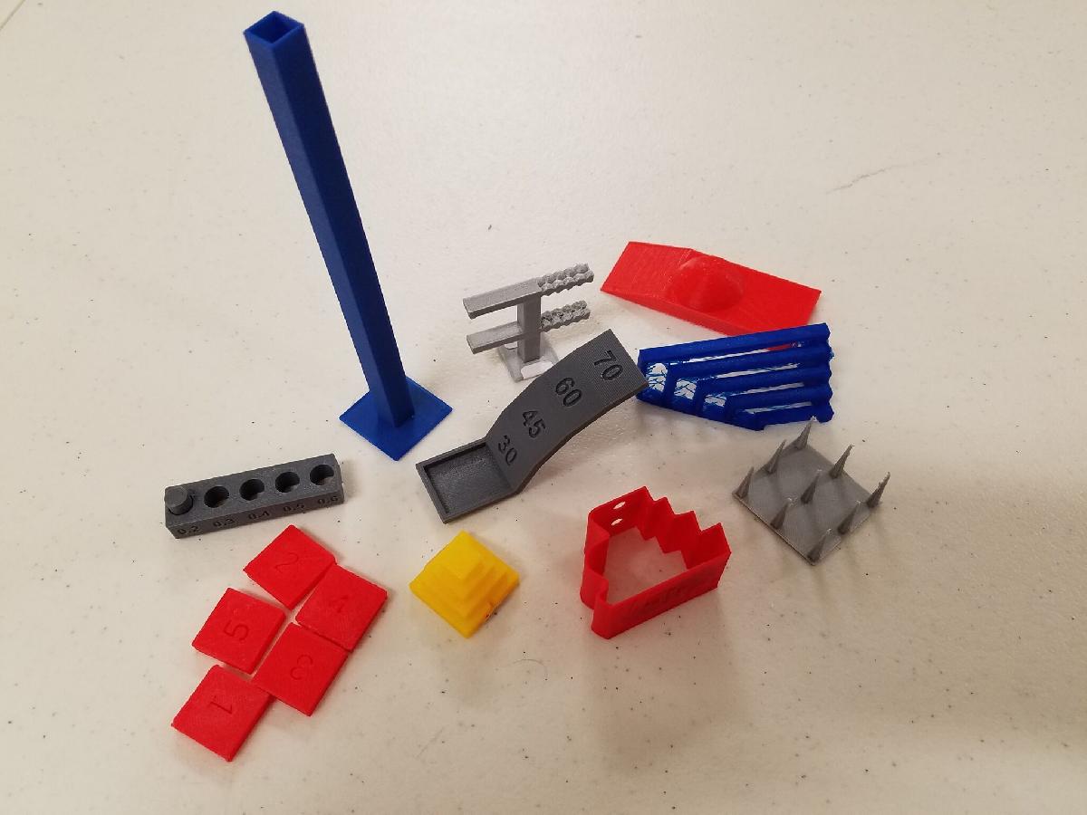 Made: Arquivos de Teste da Impressora 3D de 2017