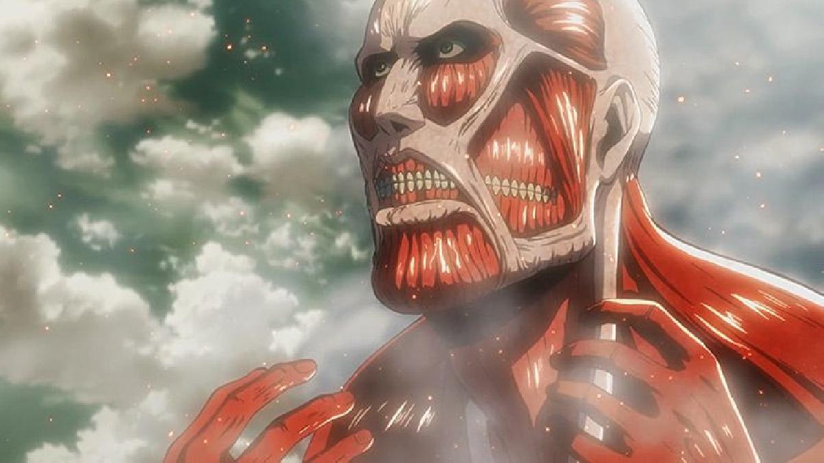 Mascara do Tita Colossal de Attack on Titan