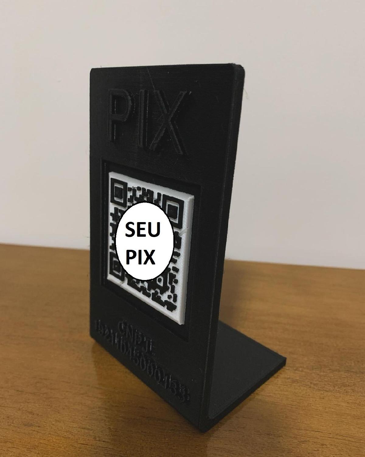 Placa PIX (pix stand)