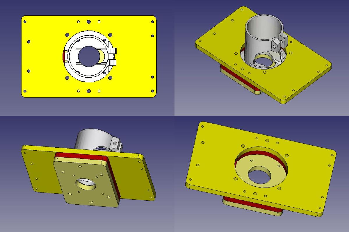 Baixador 2 Modificacao da placa Makita RT0700 RT0701CX2