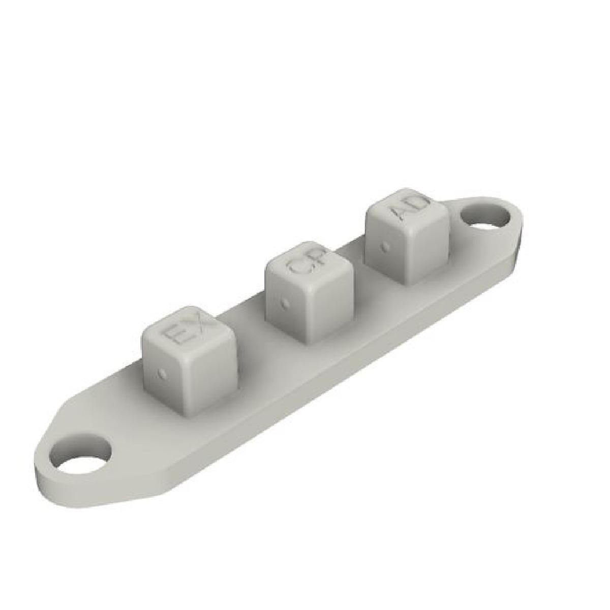 Trilhos de soquete de 3/8" 9 23mm mais conectores