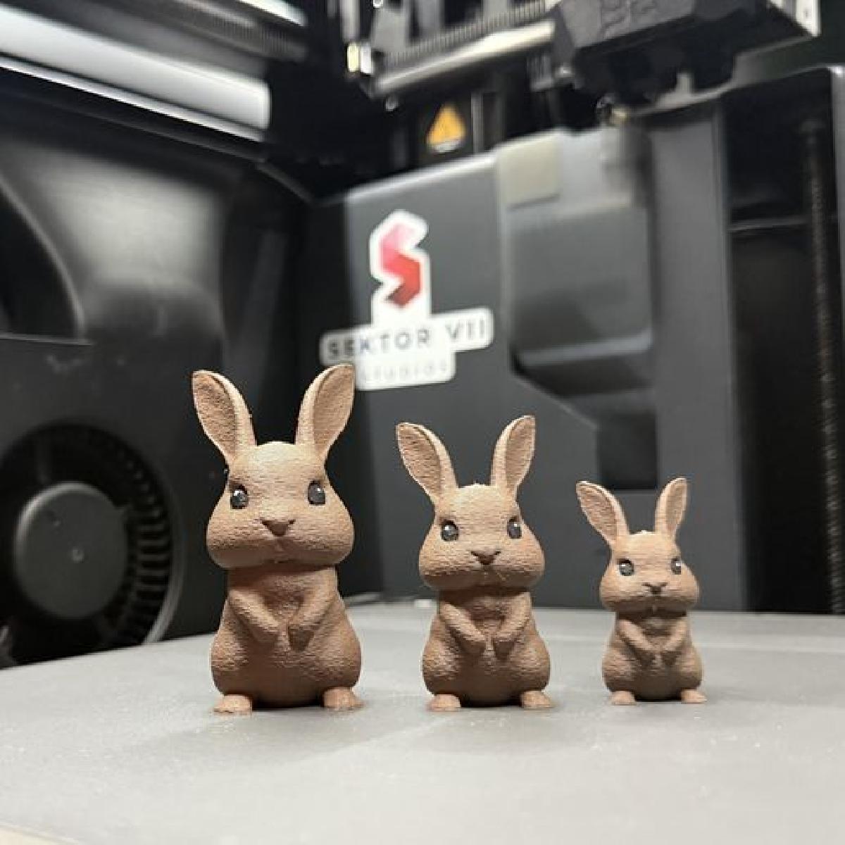 PEQUENOS COELHOS DA PASCOA MODERNOS / COELHO / STL / DECORACAO DE PASCOA / COELHO DA PASCOA / MODERNO / COELHINHO