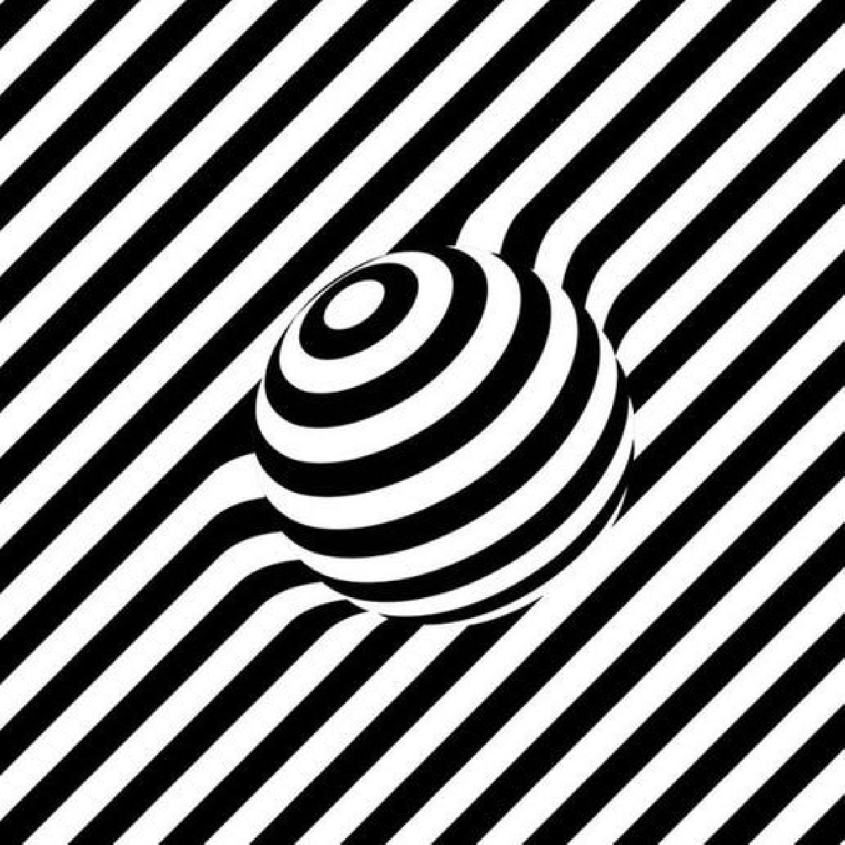 Bola de Op Art