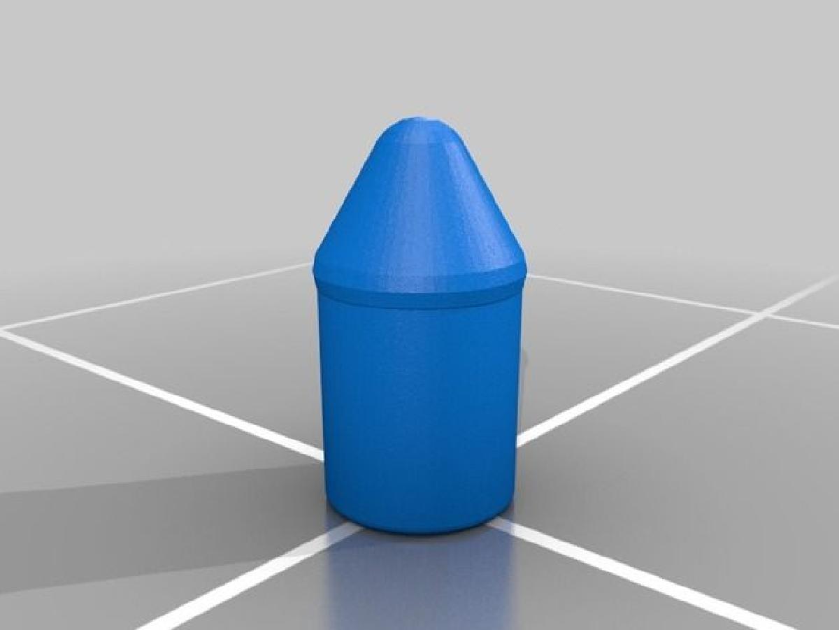 Tampa de PVC para 1" de diametro externo, 3/4" de diametro interno