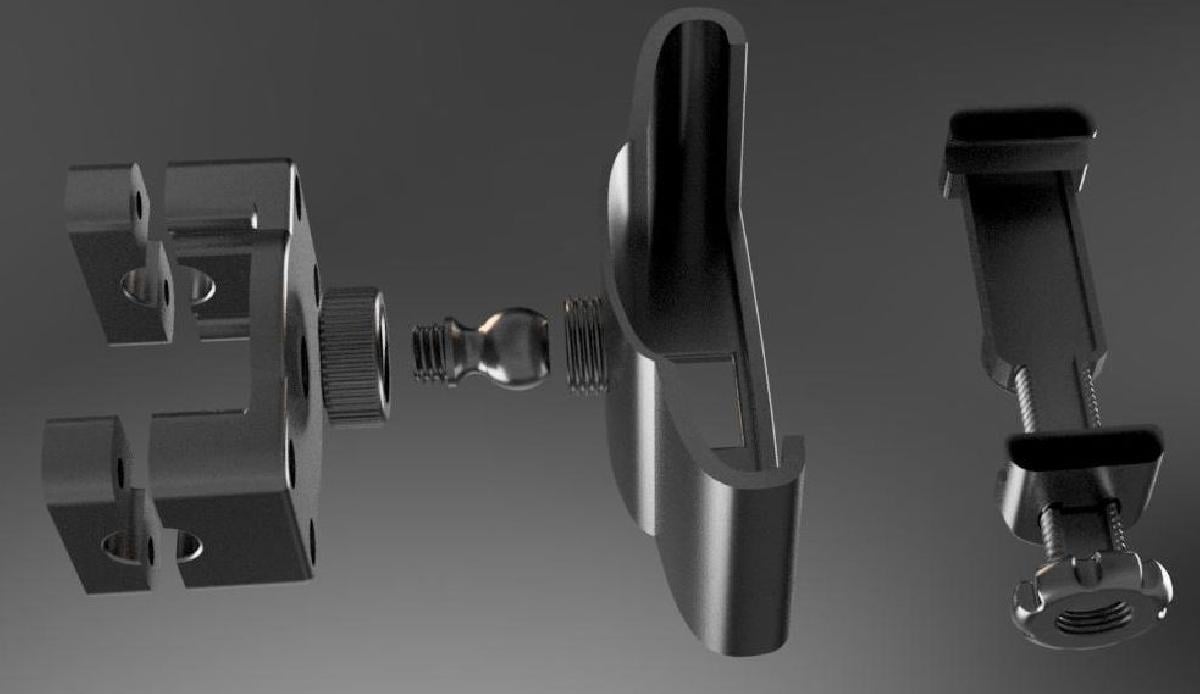 Suporte para celular TomTom para moto e bicicleta.