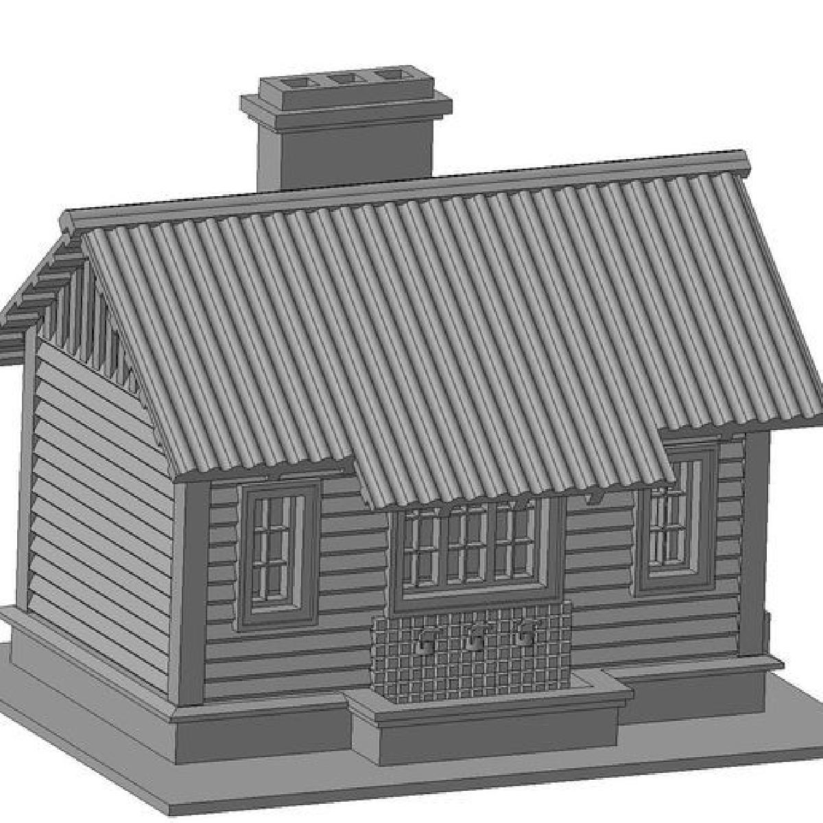 Quarto cubico de tres pes cubicos (Predio do Serralheiro)