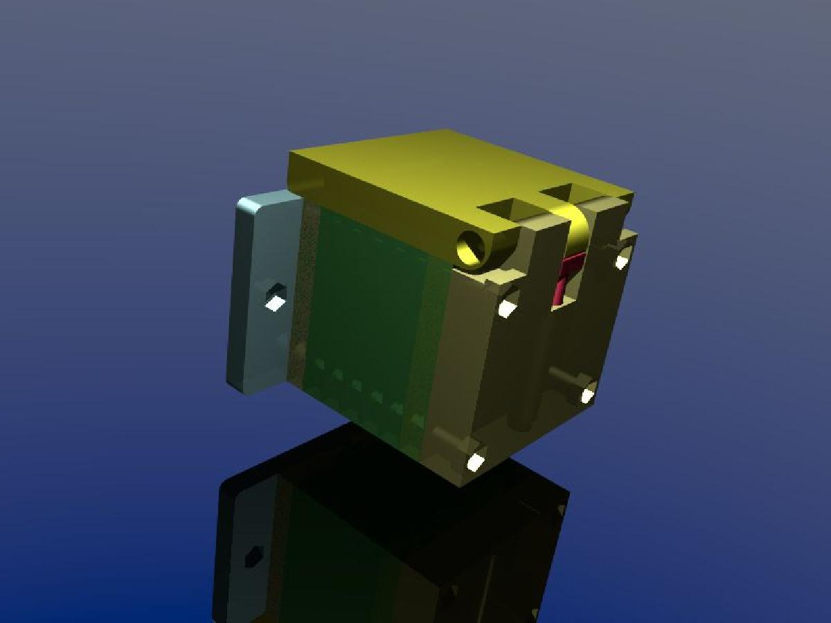 Caixa de cartao SD/MicroSD montavel modular com botao de extracao e tampa de fechamento automatico.