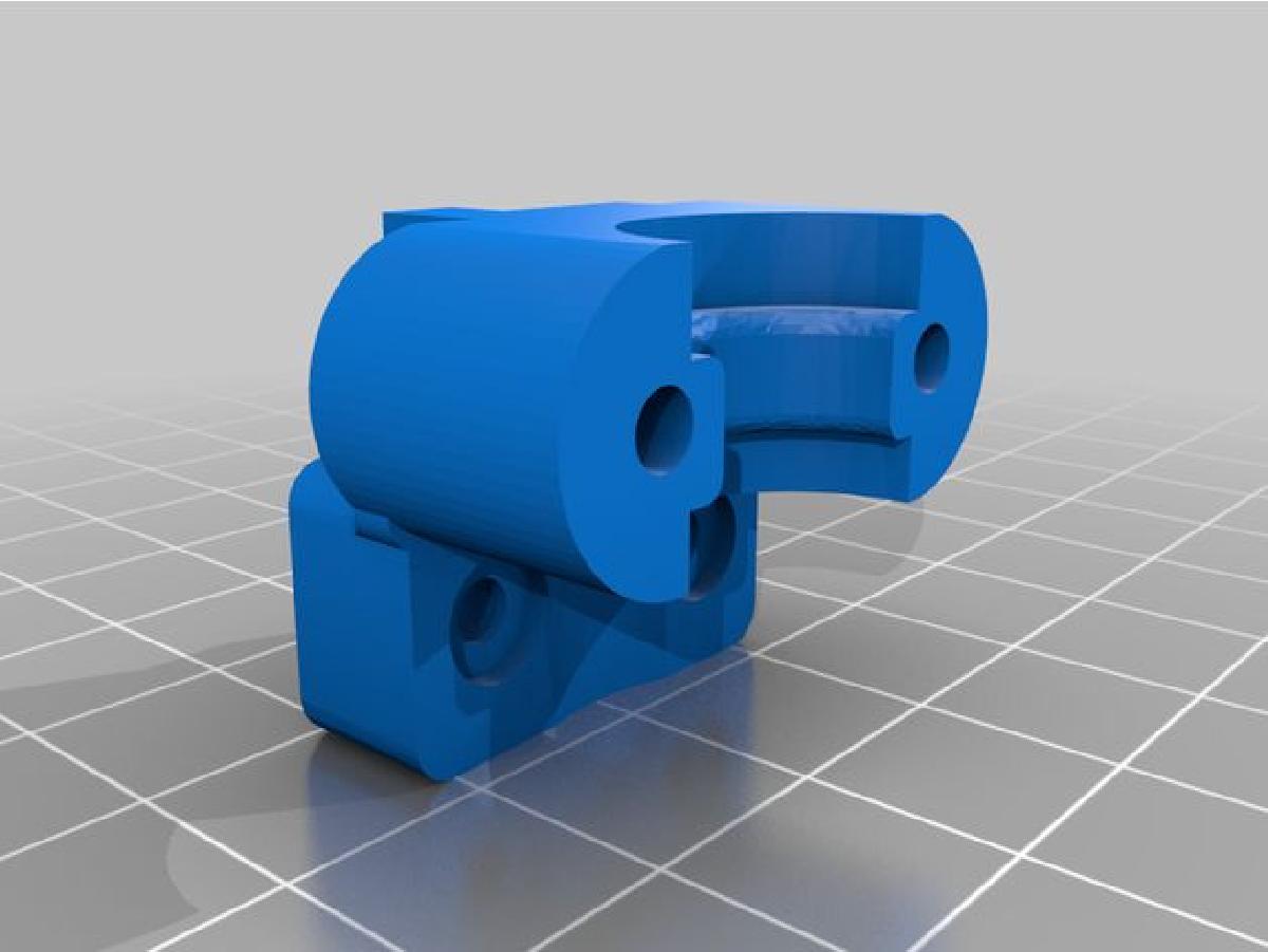 Suporte de Montagem Direta BMG Ender 3 para V6 com Ventoinha Dupla 5015